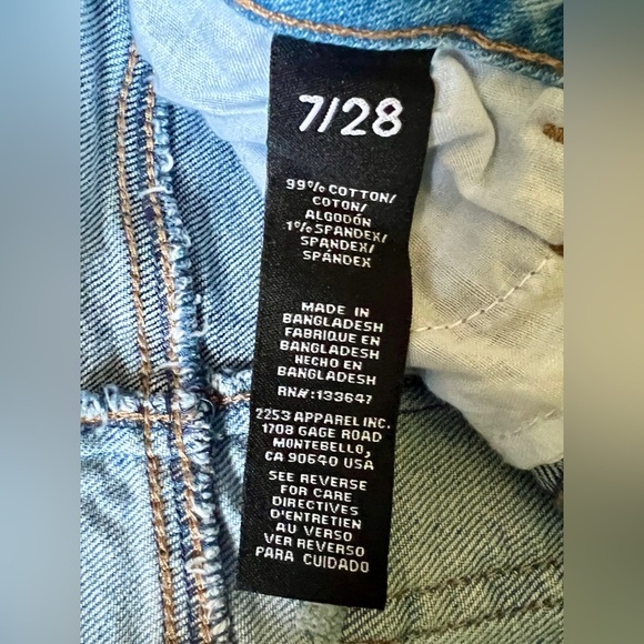 Kendall + Kylie Two Tone Ultra Babe Skinny Jean - Size 7/28 - Picture 9 of 12